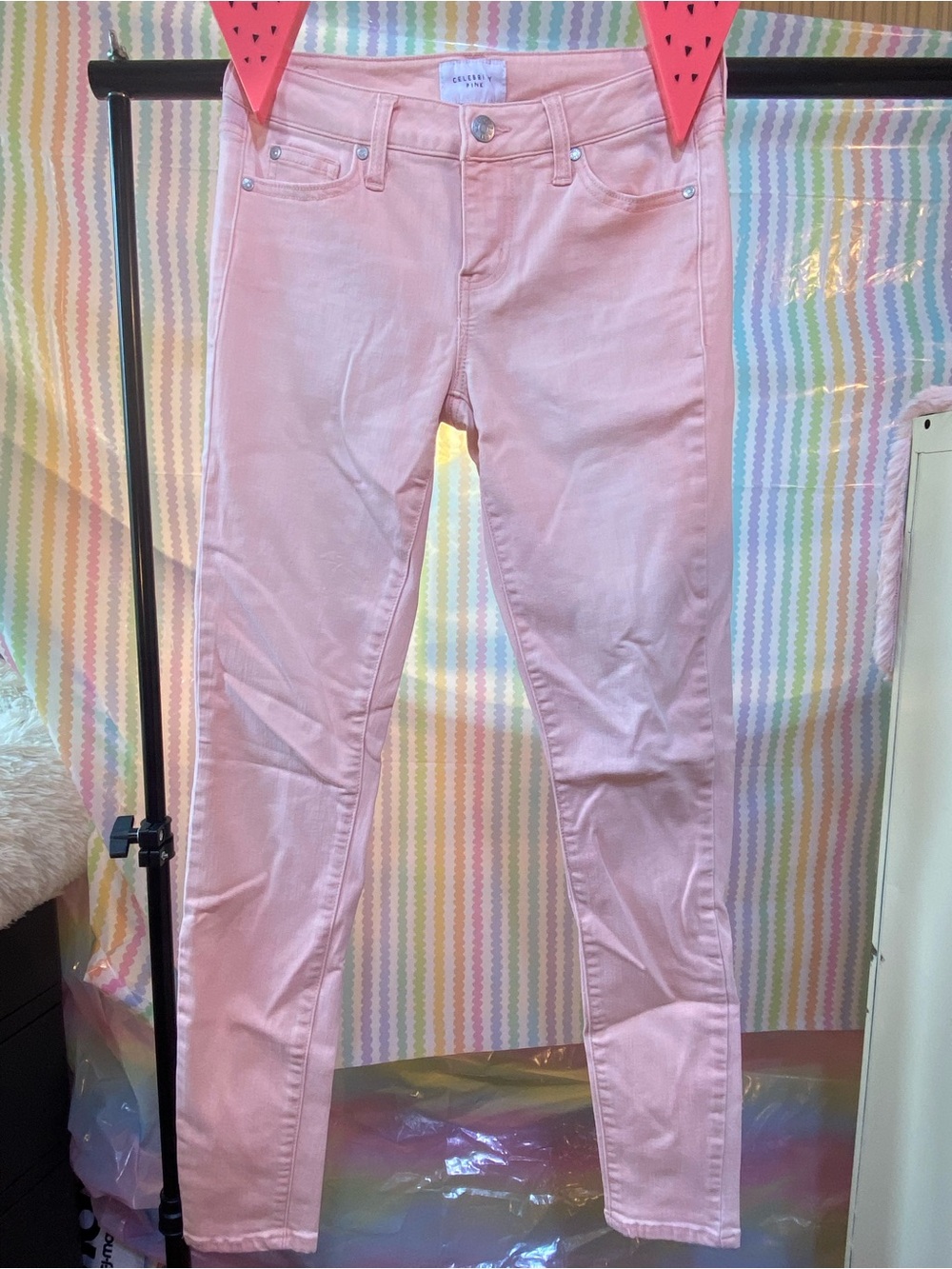 Celebrity Pink Pastel Pink Skinny Jeans